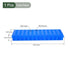 YOKIVE Tube Rack, Double Panel Polypropylene Test Tube Rack Holder | Great for 11mm, 7.5mm Lab Test Tube(Blue, 60-Sockets)