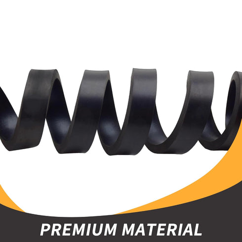 3/8 Inch Thick Neoprene Rubber Strips and Solid Rubber Rolls for DIY Gasket, Weather Stripping, Flooring (1 Inch Wide,