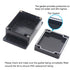 Zulkit Junction Box, ABS Plastic Dustproof Waterproof IP65 Universal Electrical Boxes, 4.5 x 3.5 x 2.2 Inch (Pack of 1)
