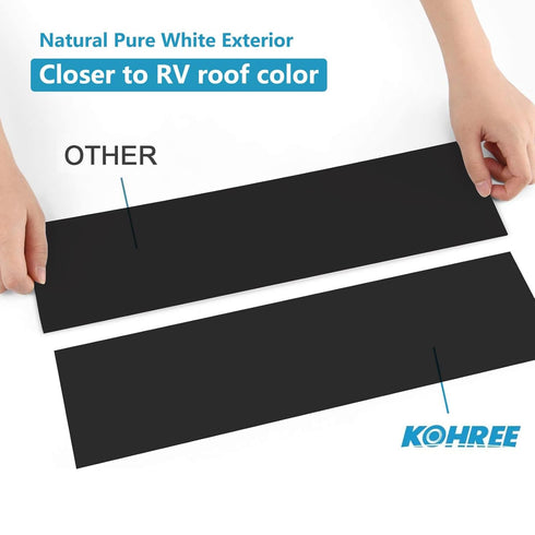 Kohree Butyl Sealant Tape, 4 Inch x 50 Foot RV Roof Tape, Waterproof UV & Weatherproof for RV Repair and Sealing