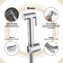 ZLOCYIVHE Set Bidet Sprayer with Single Cold Water Brass Portable Cloth Diaper Washer Shower Sprayer Wall Mounted