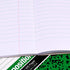 KAISA Composition Notebooks, 4 Pack, Wide Ruled, 9-3/4" x 7-1/2", Black Marble Covers, 100 Sheets