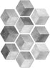 10 Pcs Hexagon Non-Slip Vinyl Floor Sticker, Peel and Stick Self-Adhesive Wallpaper for Home Decor