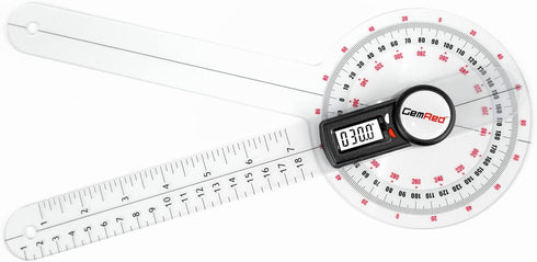 GemRed 12" Digital Goniometer for Joint Range of Motion Measurement (GR311 New Version)