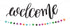 Bright Classroom Welcome Banner with Pom-Poms, Almost 5 Feet Long Event, Party and Classroom Decor