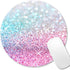 IMAYONDIA Kids Girls Mouse Pad for Laptop, Small Pink Blue Gradient Sparkle Mouse