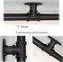 ALDEPO 30-600Cm Non-Slip,10.8Ft/330Cm 1ft/ Grab Bars Handrail Wrought Iron, Industrial Pipe Matte Black Stair Railing