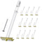 Drywall Anchor with Included Bolts for 1/4”-20, Heavy Duty Hollow Drywall Anchors for TV Mounting Kit, 12 Packs