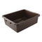 Rubbermaid Commercial Products FG335192BRN Food Service Bus/Utility Tote Box, 7 1/8 gal,
