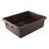 Rubbermaid Commercial Products FG335192BRN Food Service Bus/Utility Tote Box, 7 1/8 gal,