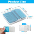 Mellisore 24pcs 2.3x1.1in Adhesive Metal Plates for Magnetic Mount, Metal Strips for Magnets Steel Strips with Adhesive