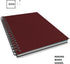 Binditek 25 Pack 12 Mil Sand-Textured Polycover, Un-Punched Plastic Binding Cover for Reports, Maroon Color