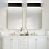 OMBRAT 20W Dimmable 5CCT (3000K-6500K), (15 Inch 1 Modern LED Wall Sconce, Upper and Lower Illuminated Wall Sconce