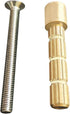 Compatible for Pfister faucet stem 12 broaches 3-Inch Female Brass Stem Extension Broach 12 with 10-24 by 3-Inch Screw Repair Kit for shower valve Cutting may be required to desired length