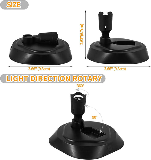 3CTT, Dimmable 2 Pack Wireless LED Spotlight Indoor with Remote, Battery Powered Picture Lights, Rechargeable Spot