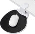 EHO Clamp on Mouse Platform, Clip on 360 Degree Rotating Mouse Tray Attachment, Ergonomic Slide Out Tray (Platinum)