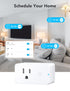 Govee Smart Plug with Energy Monitoring, WiFi Bluetooth Plug for Alexa and Google Assistant, 15A Smart Outlets