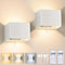 Yochoice Motion Sensor Wall Light Indoor Set of 2, 6000mAh Wireless Rechargeable Battery