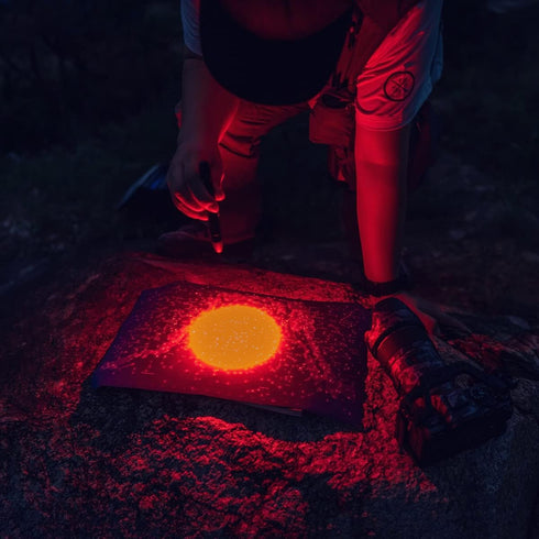 M6-RD Weltool Red LED Dark Adaptation Penlight for Pilots Viewing Navigation Maps, HGN Tests, SFST and ARIDE to DRE
