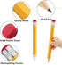 goldhik 13.3'' Wooden Jumbo Pencils, Giant Pencils Funny Big Novelty Pencil With Cap For School Home Office Prop