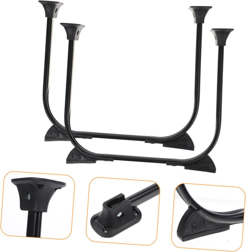 2Pcs Counter STOBOK Hairpin Table Legs Metal Furniture Legs for Nightstands Tv Stands and Tables Heavy Duty Resistant