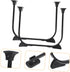 2Pcs Counter STOBOK Hairpin Table Legs Metal Furniture Legs for Nightstands Tv Stands and Tables Heavy Duty Resistant
