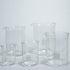 Glass Measuring Low Form Beaker Set, Graduated Beaker Set (50ml + 100ml + 250ml + 400ml + 600ml)