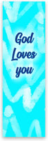 God Loves You, Psalm 86:5, Bulk Pack of 25 Christian Bookmarks for Kids, Sunday School Prizes