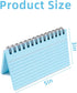 TKYPZY 200 3 5 Inches (4 Sheets Spiral Index Cards x Spiral Bound Ruled Note Cards for School Office Flash Cards