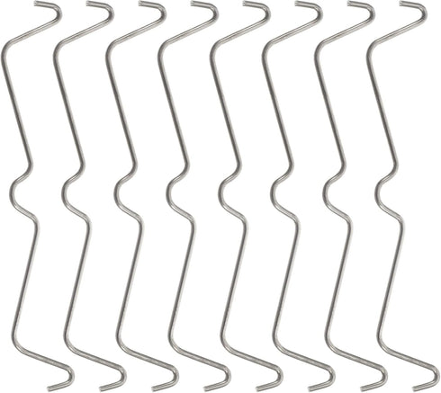 DOITOOL 100pcs Tools Accessories, Stainless Locking Fixer, Organizing Accessories for Clips Hook Various Peg Steel Locks