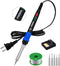 90W LED Digital Soldering Iron Kit with Smart Temperature Control, Auto Sleep, Temp Calibration, 110V, Accurate