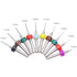 50pcs Dremel PCB Drill Bits Set, Spiral Flute Carbide 0.3mm-1.2mm for PCB Circuit Board Jewelry Making and More