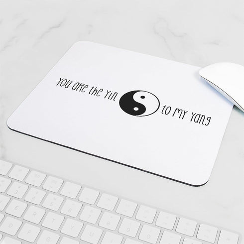 CafePress You are The Yin to My Yang Mousepad Non-Slip Rubber Gaming Mousepad