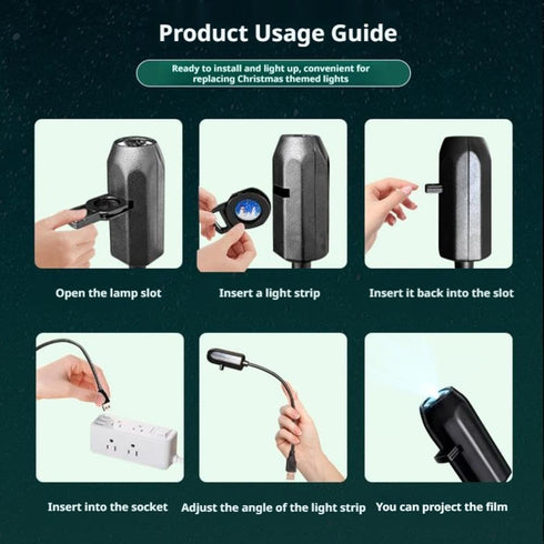 Generic 10/6 360 (10 Starry Sky Projector for Bedroom - USB Powered Planetarium Projector with Replaceable Films