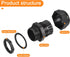 MECCANIXITY 20 Pcs Adjustable Cable Gland Kit, Waterproof Tight Conduit Connector for Electrical Conduit Fitting