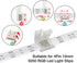 DAYBETTER 20 4 10mm 5050 Pcs Pin Led Light Connectors, Wide Led Connectors Unwired Gapless Solderless Adapter Clips