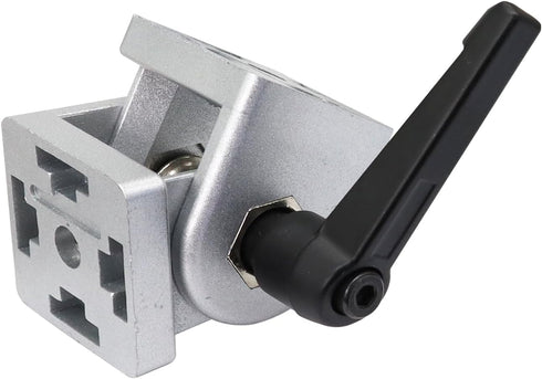 2Pcs 15 Series Aluminum Extrusion Profile Flexible Pivot Joint Connectors with Handles - 15 Extruded Aluminium Profile