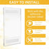 Yugada 40 Pack 5 7 Inch Acrylic Sign Holder x Vertical Wall Mounted Clear Frames with Double Sided Adhesive Tape No