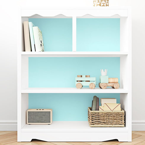15.75"x78" Countertops Neon Teal Blue Peel and Stick Wallpaper Solid Color Cute Wallpaper Self Adhesive Contact Paper