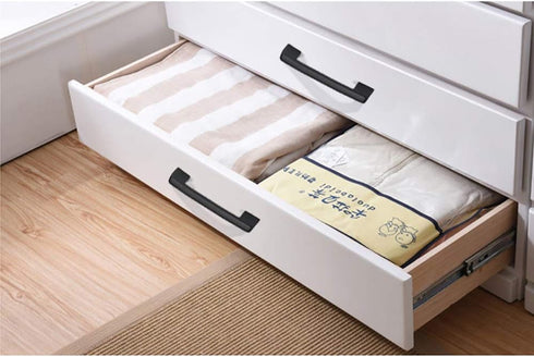1 Pcs Zinc Alloy Pulls, Hole Center 320mm, American Simple Matt Black Door Handles for Drawers, Kitchen Cabinets, Doors