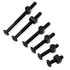 GDFYMI Set, (70-Set M615mm/25mm/35mm/45mm/55mm/65mm/75mm) Crib Screws Replacement Delta Crib Screws Hex Socket Cap