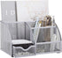 Generic 7 SILVER Compartment Metal Mesh Desk Organizer