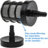 Stainless Steel Encryption Filters, Double-Layer Garden Hose Strainer with 3/8", 1/2" Barb Connection, 2 Packs
