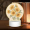 Vaelthyroewao LED Night Light Plug into Sunflower Bouquet Vintage Style Bedside Lamp Dimmable