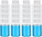 PATIKIL 20 Pcs 150ml Reagent Bottles - PET Wide Mouth Round Bottles with Screw Cap for Lab Storage