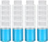 PATIKIL 20 Pcs 150ml Reagent Bottles - PET Wide Mouth Round Bottles with Screw Cap for Lab Storage