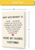 Asmallgf 80th 80 Sweet Birthday Card for Lover, Birthday Gifts for Women Men, Love Card, Bday for Husband Wife