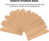 30 Pack 23x12x5 Cm, Packaging Zerodeko Kraft Paper Bread Bags with Window, Mini Loaf Pouches Eco-friendly Bakery Bags