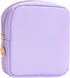 CRASPIRE Small Sanitary Napkin Pouch with Zipper Polyester Lilac Square 5.5 x