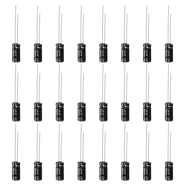 PATIKIL 10V 220uF Electrolytic Capacitors, 100Pcs 5x11mm Aluminum High Frequency Capacitors for TV LCD Monitor